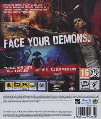 DmC: Devil May Cry (PlayStation 3, DVD-ROM)