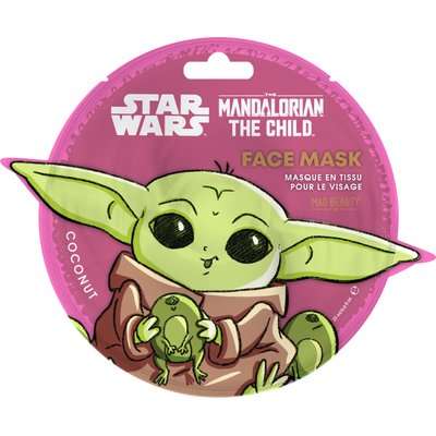 Star Wars The Mandalorian The Child Sheet Face Mask (Coconut)