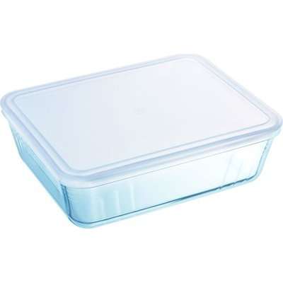 Pyrex Cook & Freeze Rectangle Dish with Plastic Lid (2.6L)