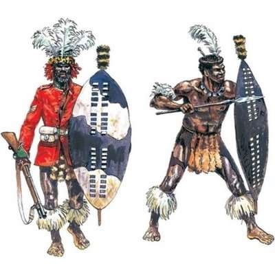 Italeri Zulu War - Zulu Warriors (1:72)