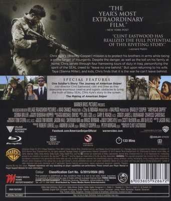 American Sniper (Blu-ray disc)