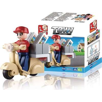 Sluban Town - Courier (28 Pieces)