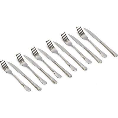 Fine Living - Steak Knife & Fork Set (12Pce | Stainless Steel)