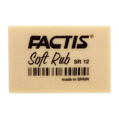 Factis Soft Rub (Gum) Eraser - Off White