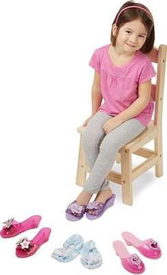 Melissa & Doug Pretend Play Dress-Up Shoes - Role Play Collection