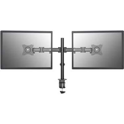 Equip Articulating Dual Mount Bracket for 13-27" Monitors - Up to 8kg each (Black)