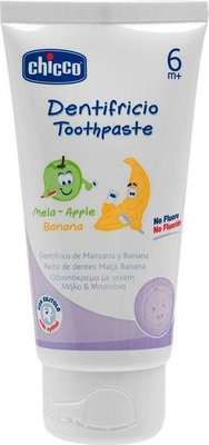 Chicco Toothpaste (Apple & Banana |50ml | 6m+ | No Flouride)