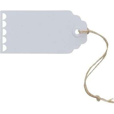 Vintage Affair - White Luggage Tags (Pack of 10)
