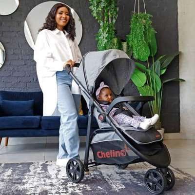Chelino Speedy Travel System - Black & Grey