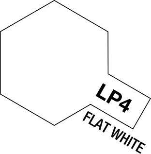 Tamiya LP-4 Lacquer Paint (Flat White)