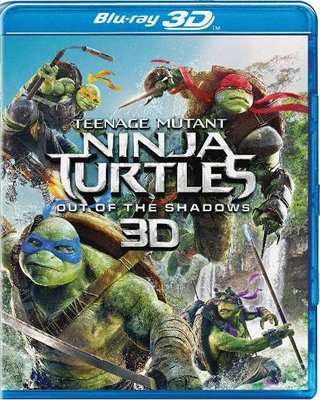Teenage Mutant Ninja Turtles 2 - Out Of The Shadows 3D (Blu-ray disc)
