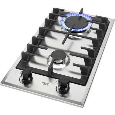 Defy Domino 2 Burner Gas Hob (Stainless Steel)