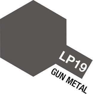 Tamiya LP-19 Lacquer Paint (Gun Metal)