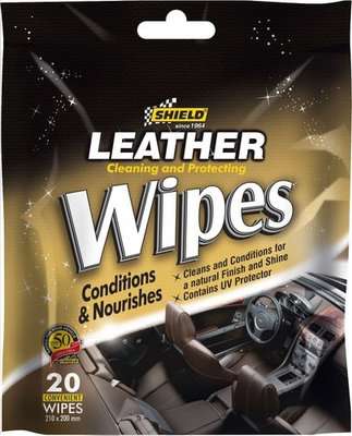 Shield Leather Care Wipes (Pack of 20)