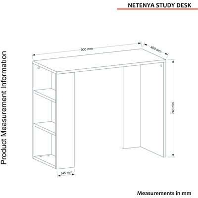 Homemark Armoire's Netenya Desk (White)