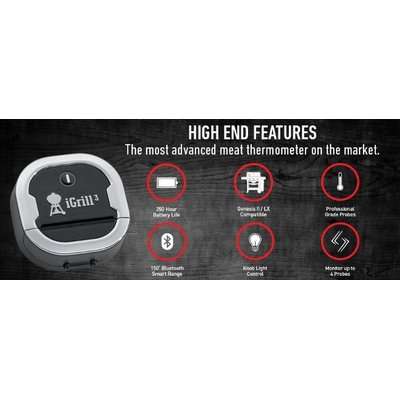 Weber iGrill 3 Bluetooth Meat Thermometer