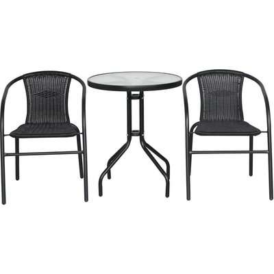 Homemark Bistro 3 Piece Patio Furniture