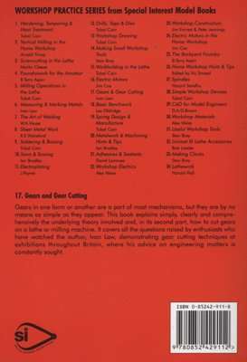 Gears And Gear Cutting - Workshop Practice Series 17 (Paperback)
