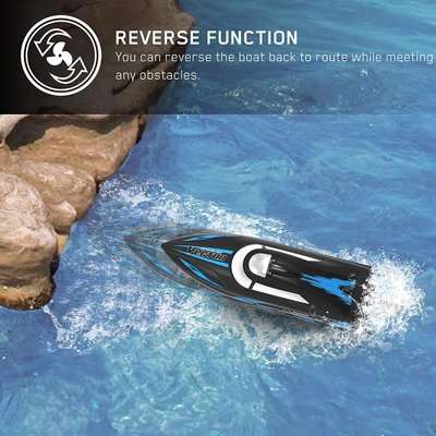 Exhobby R/C Vector 30 Brushed Boat with Battery & USB Charger (Single Unit - Supplied Colour May Var