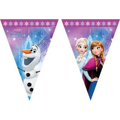 Disney Frozen Northern Lights - Triangle Flag Banner (9 Flags)