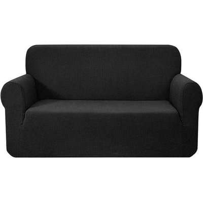Fine Living 2 Seater Couch Cover (Black)