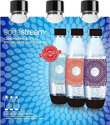 Sodastream Bottle Fuse 1L - Trio Pack (Fire Works)
