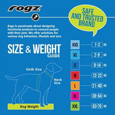 Rogz Small Dogs Comfy Fashion Harness (Wild Heart)
