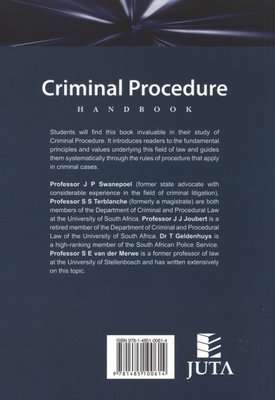 Criminal Procedure Handbook (Paperback, 11th Edition)