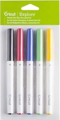 Cricut Explore/Maker Fine Point Pen Set (Classics) (5 Piece)