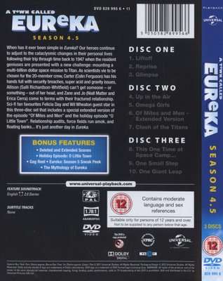 A   Town Called Eureka: Season 4.5 (DVD)