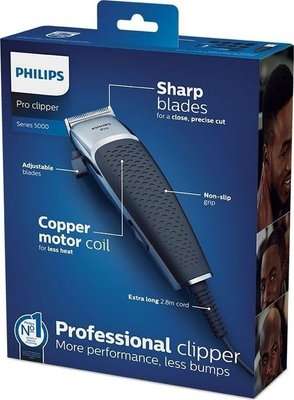 Philips Hair Clipper (HC5100/10) with FREE replacement Blade