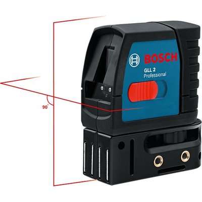 Bosch GLL 2 Professional Cross Line Laser (Black and Blue)