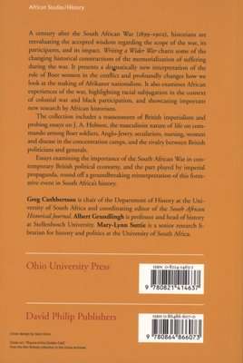 Writing a wider war - Rethinking gender, race, and identity in South African War, 1899 - 1902 (Paper