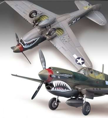 Academy P-40M/N Warhawk Model Kit (1:72)