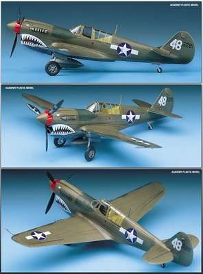 Academy P-40M/N Warhawk Model Kit (1:72)