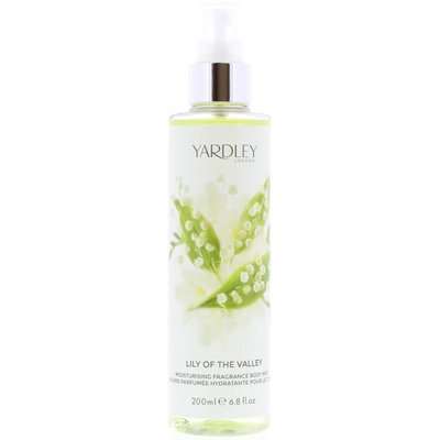 Yardley London Moisturising Fragrance Body Mist - Lilly Of The Valley (200ml) - Parallel Import