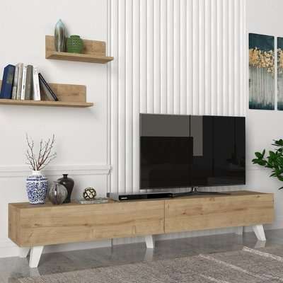Homemark Armoire's Amerika TV Unit (Walnut)