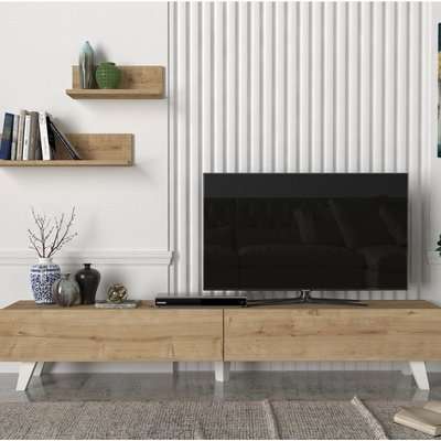 Homemark Armoire's Amerika TV Unit (Walnut)