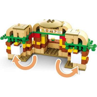 Sluban Foodcourt - Hamburger House (276 Pieces)