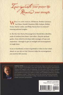 The One Year Book of Encouragement - 365 Days of Inspiration and Wisdom for Your Spiritual Journey (