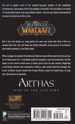 World of Warcraft: Arthas - Rise of the Lich King (Paperback)