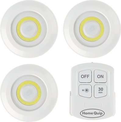 Leisurequip COB LED Round Lights (3 Pack)