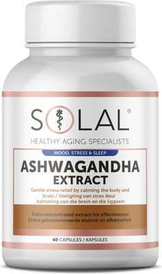 Solal Ashwaganda Extract for Stress Relief (60 Capsules)