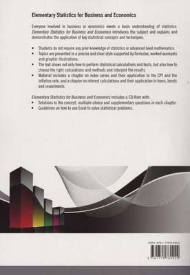 Elementary statistics for business and economics (Paperback, Revised ed)