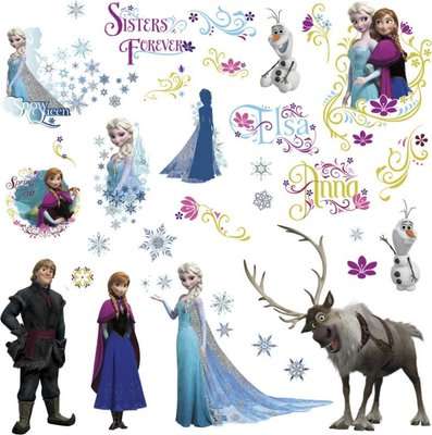 RoomMates Frozen Peel & Stick Wall Decals