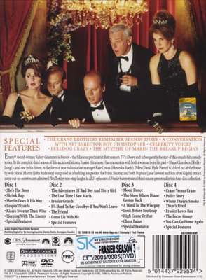 Frasier - Season 3 (DVD, Boxed set)
