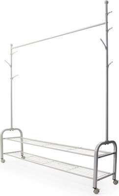 Fine Living Vintage Hook Clothing Rack (White)
