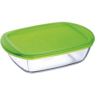 Pyrex Cook & Store Rectangular Dish with Plastic Lid (0.4L)