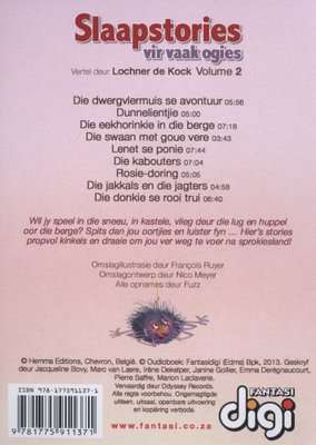 Slaapstories Vir Vaak Ogies (Afrikaans, CD)