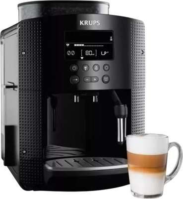 Krups Essential Bean to Cup Full Auto Espresso Maker (Black / Silver)